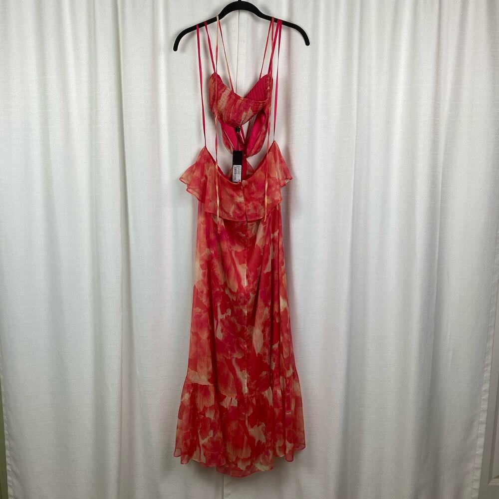 Gianni Bini Cherry Myra Halter Cutout Maxi Dress Sz.10 NWT - Picture 10 of 16